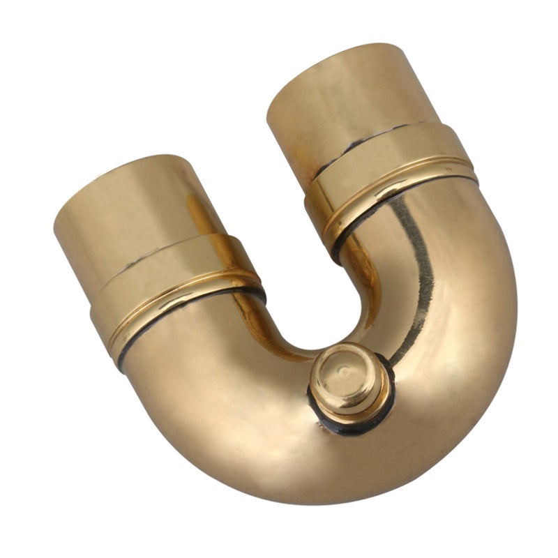 Mxfans Trumpet Parts - Copper Elbow & U Shape Tube DIY Spare Parts - Golden - Image 1